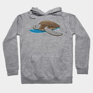 Turtle Surfer Surfboard Hoodie